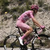 Tadej Pogacar a signé son troisième succès sur les routes du Giro. KEYSTONE/AP/Fabio Ferrari